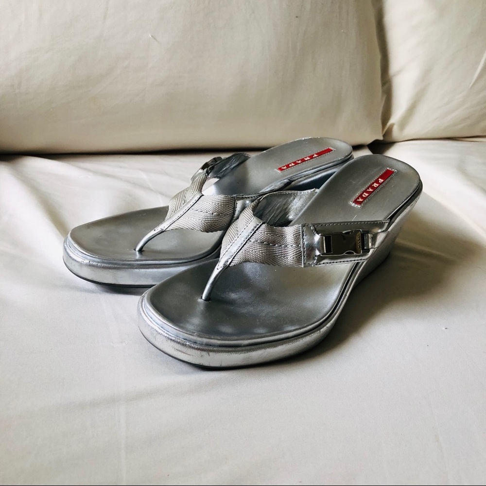 Prada Sport buckle Sandals